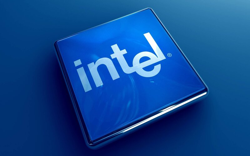 Intel Processor Chip — Blue, Professional
