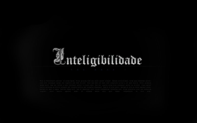 Inteligibilidade website design