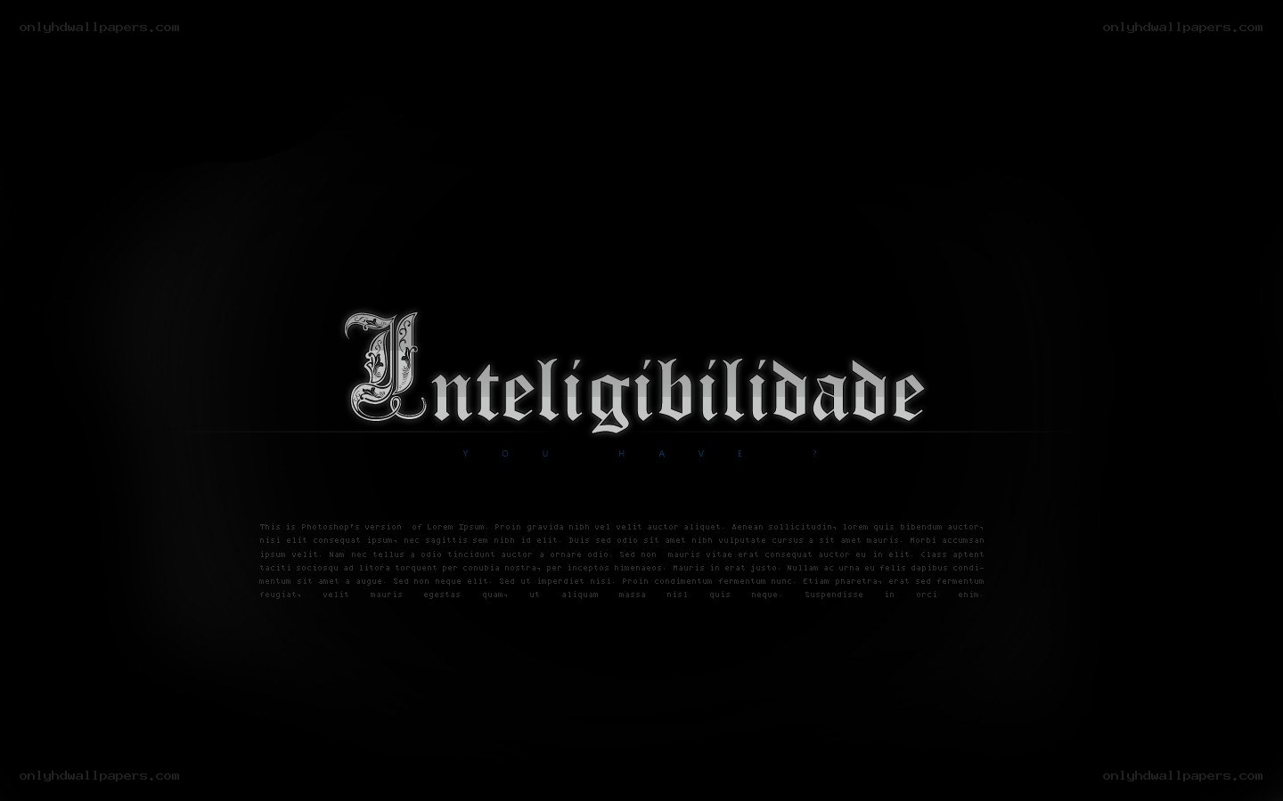 Inteligibilidade website design