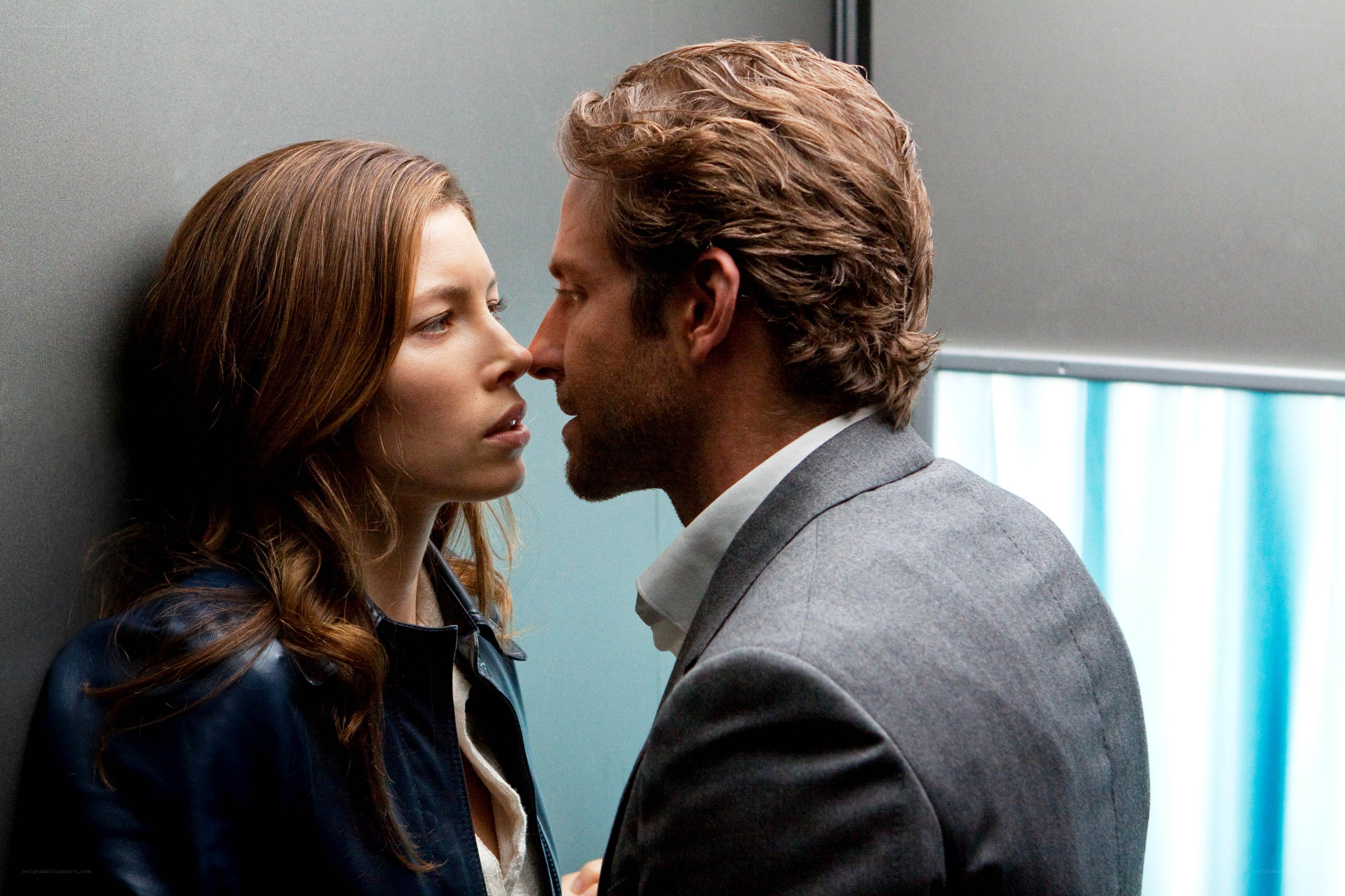 intense face-to-face moment