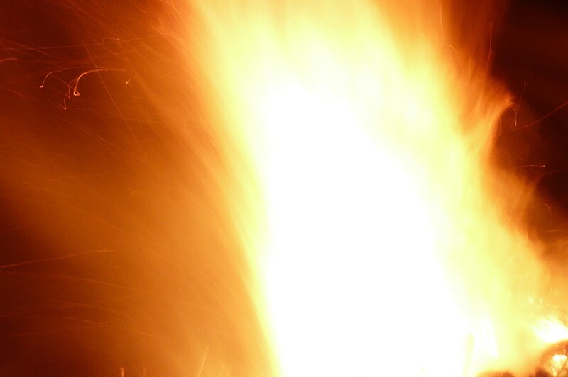 intense fire burst