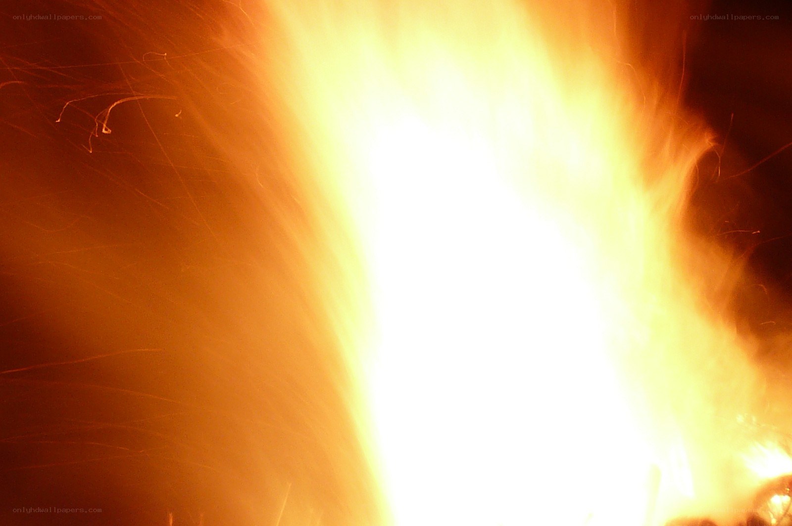 intense fire burst