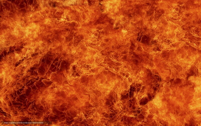 intense fire flames