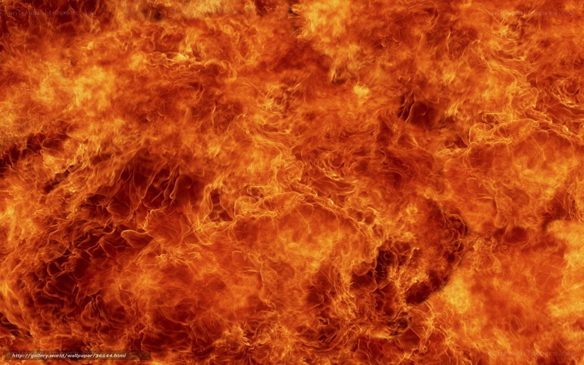 intense fire flames