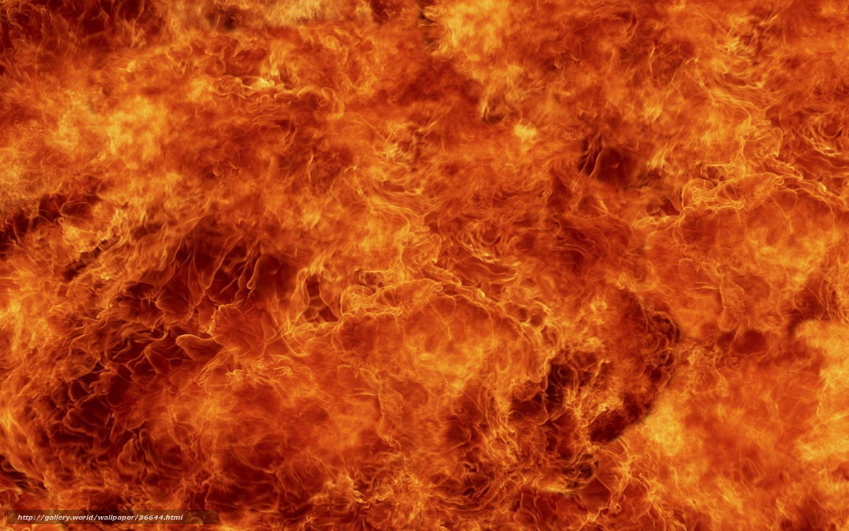 intense fire flames