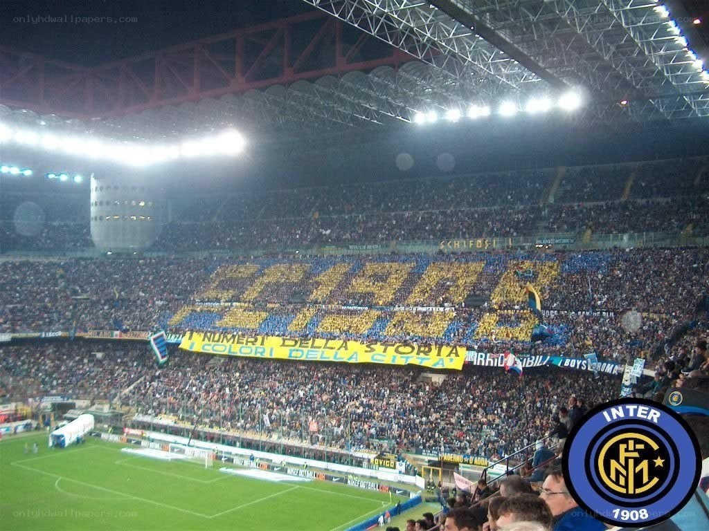 Inter Milan fans at stadium