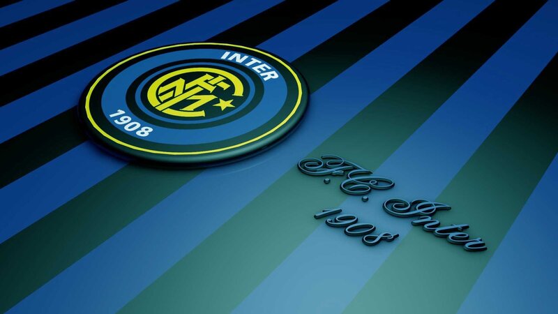 Inter Milan Logo — Blue, Professional, 3d Render, Text
