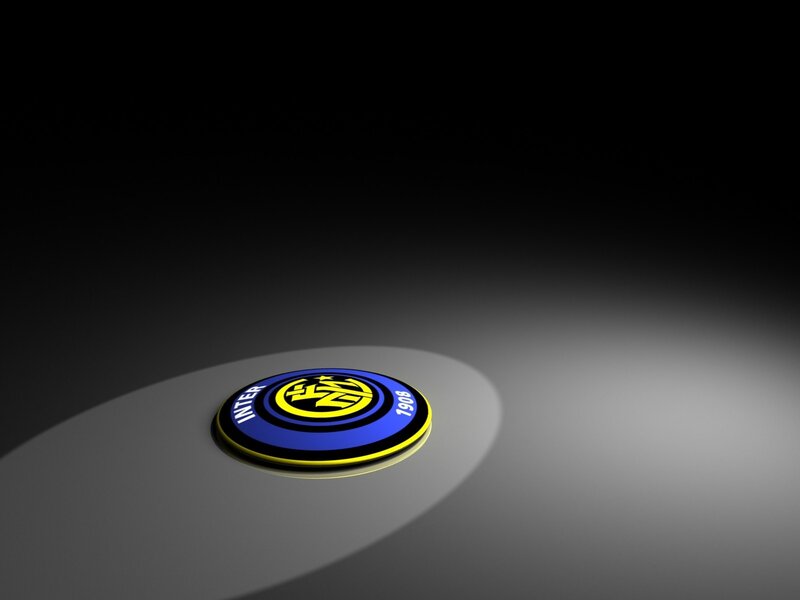 Inter Milan logo on spotlight