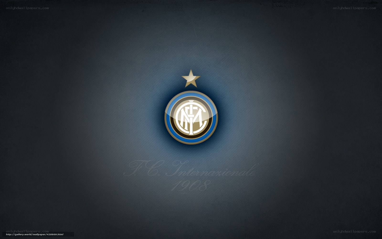 Inter Milan logo wallpaper