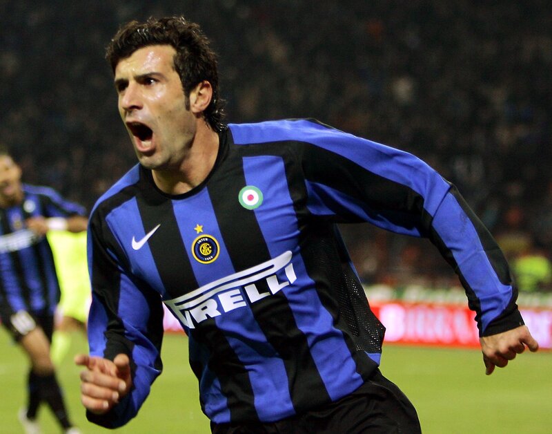 Inter Milan player celebrating