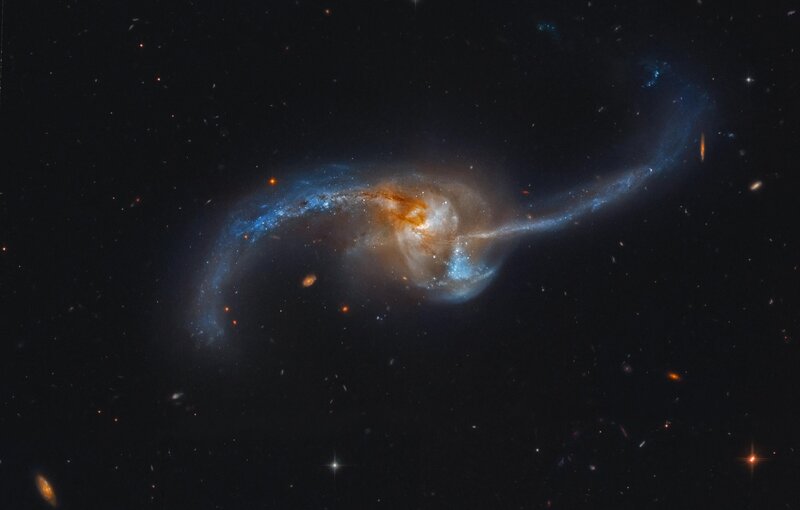 Interacting Galaxies — Blue