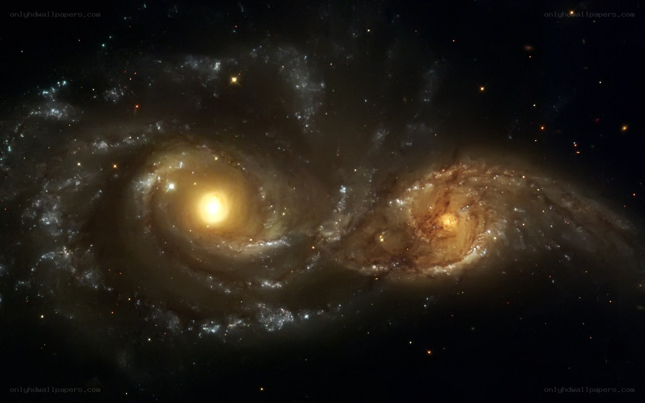 interacting spiral galaxies