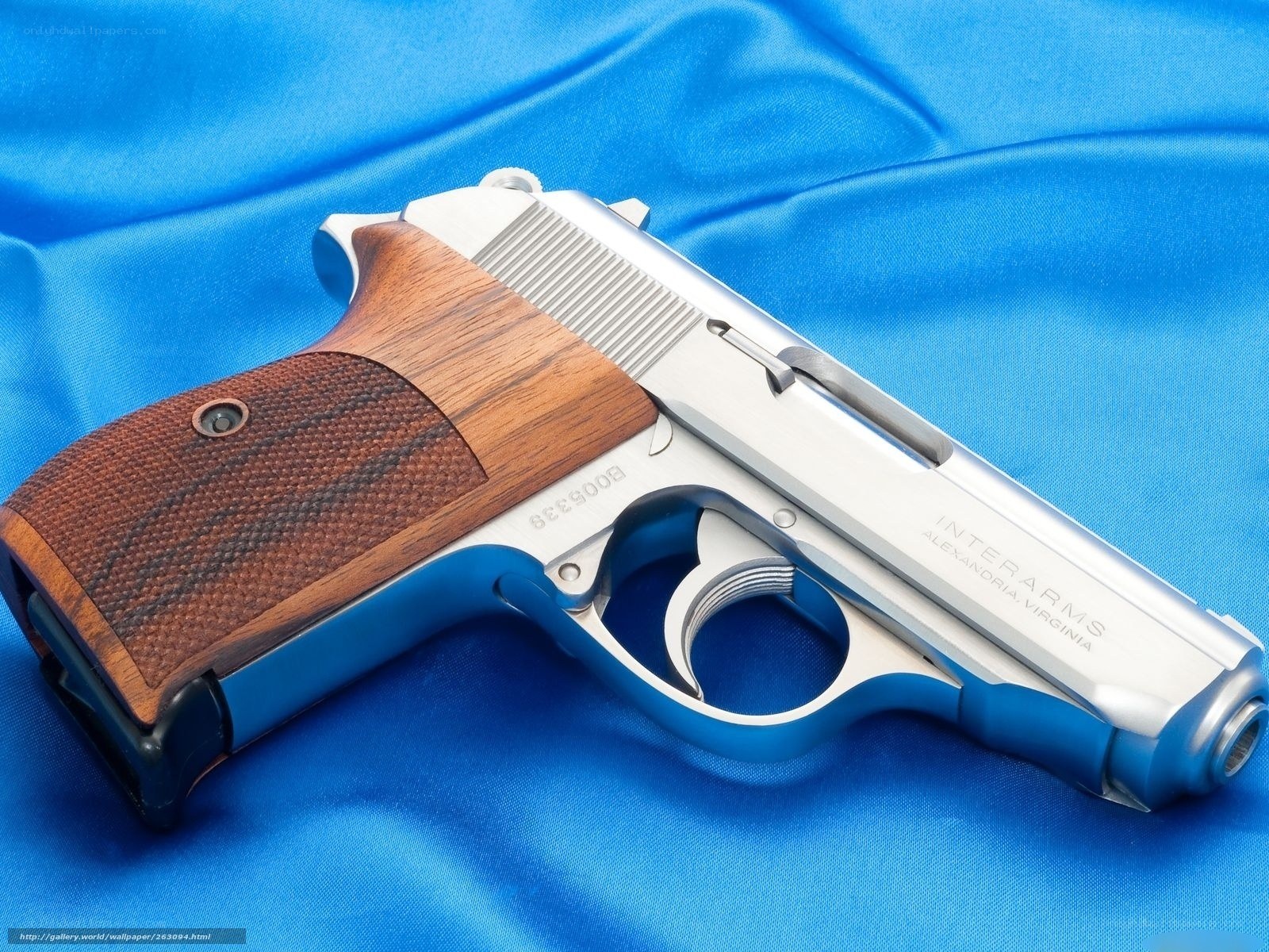 Interarms pistol with wooden grip