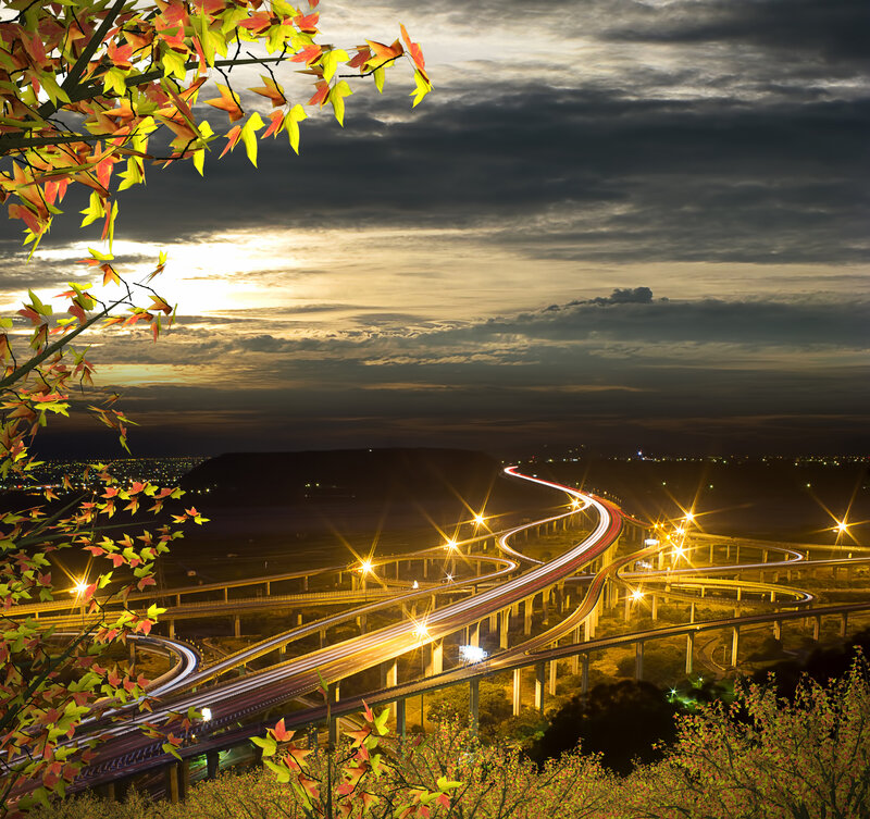 Interchange at Dusk