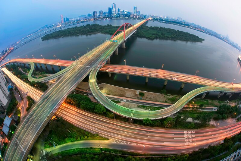 Interconnected Highway Bridges