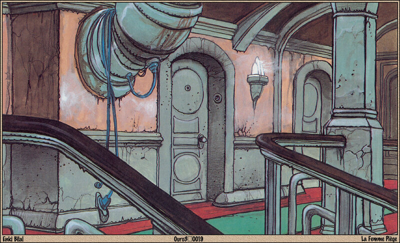 Interior Hallway Illustration