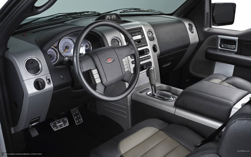 interior of a black and silver car