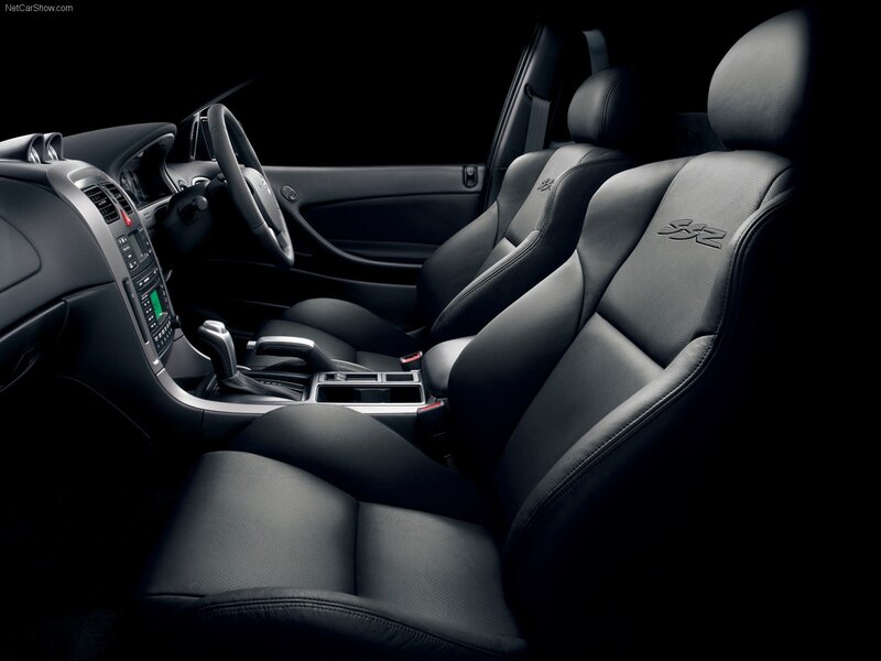 Interior of a black car