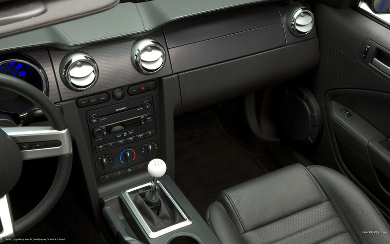 interior of a black car
