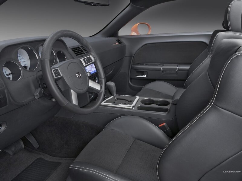 interior of a black car