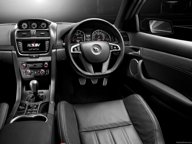 interior of a black car