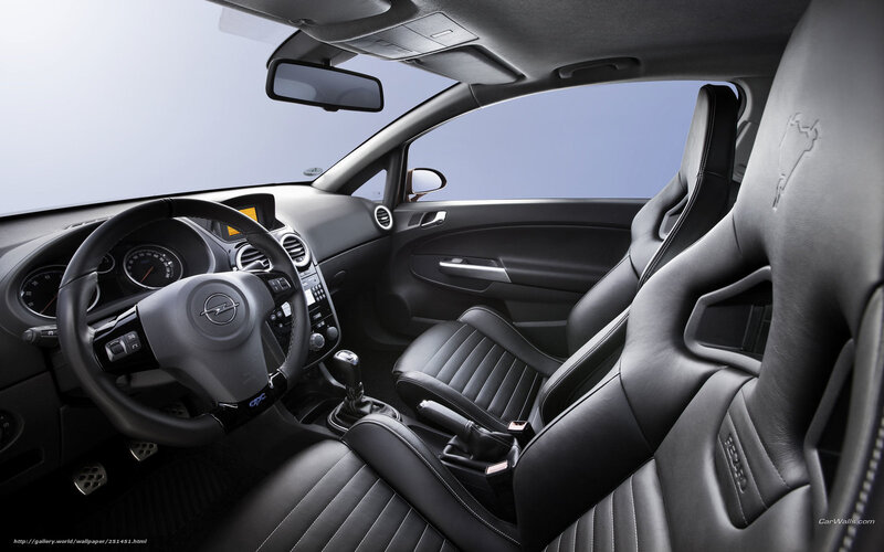Interior of a black sports car