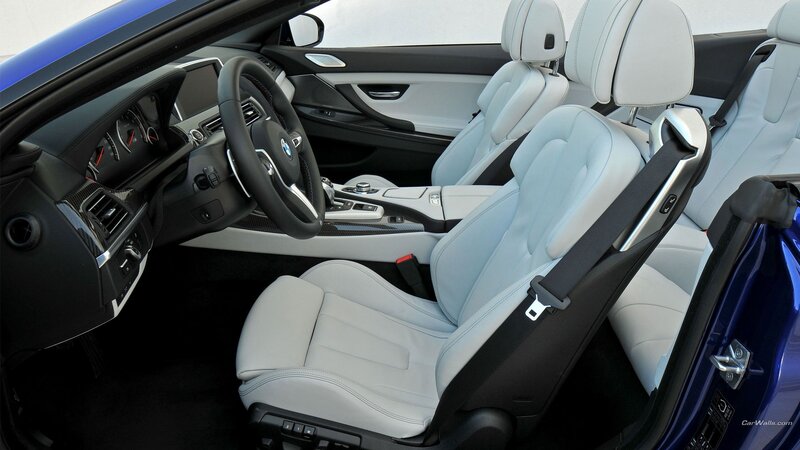 Interior of a Blue Car