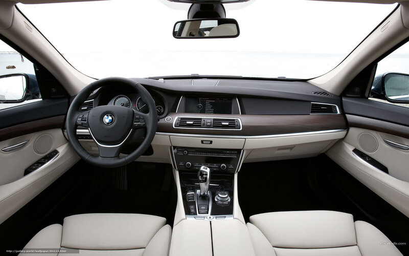 Interior of a BMW Car — Beige, Neutral, Photograph