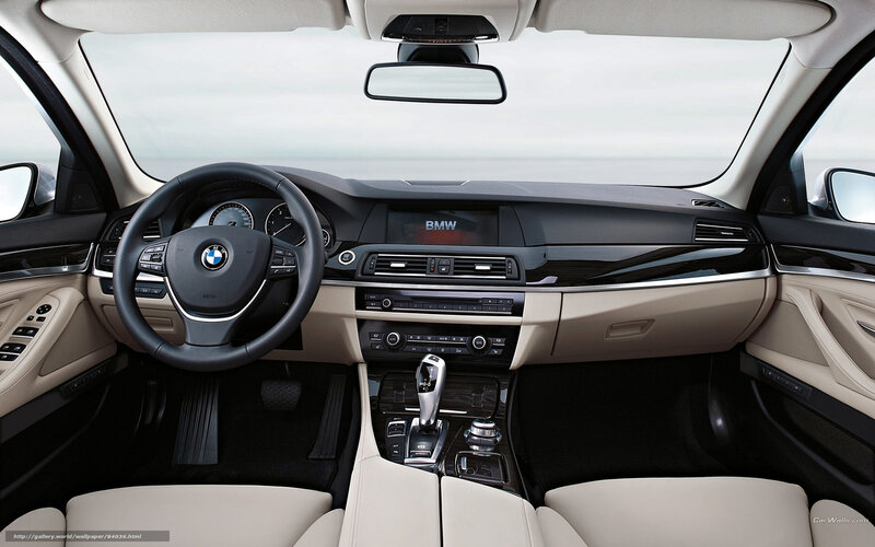 Interior of a BMW Car — Beige