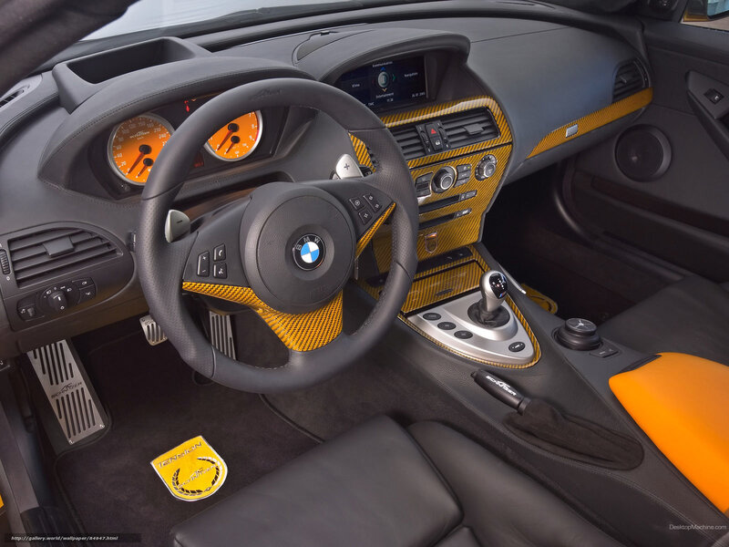 Interior of a BMW Car — Black, Modern
