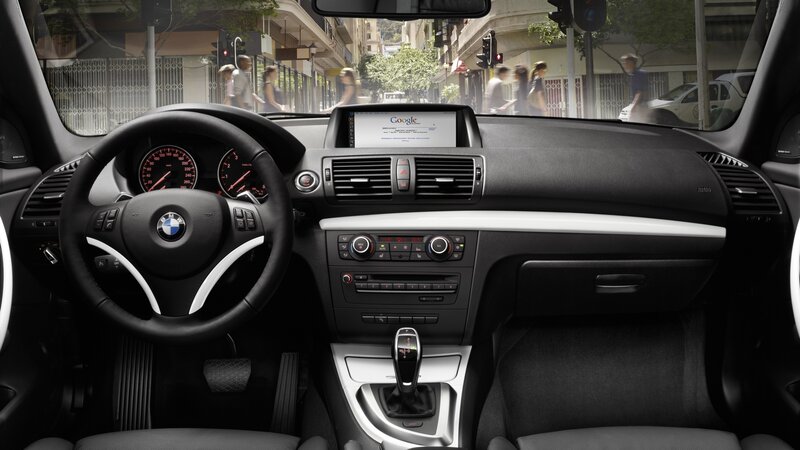 Interior of a BMW Car — Black, Neutral, Afternoon, Photograph