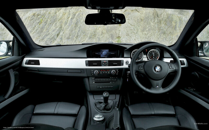 Interior of a BMW Car — Black, Neutral