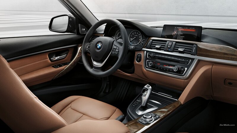 Interior of a BMW Car — Brown