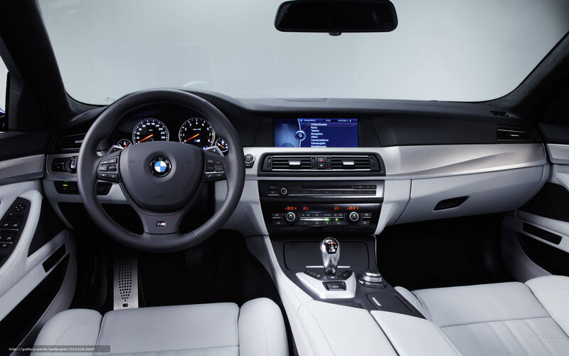 Interior of a BMW Car — White