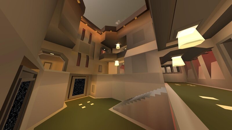 Interior of a Building — Green