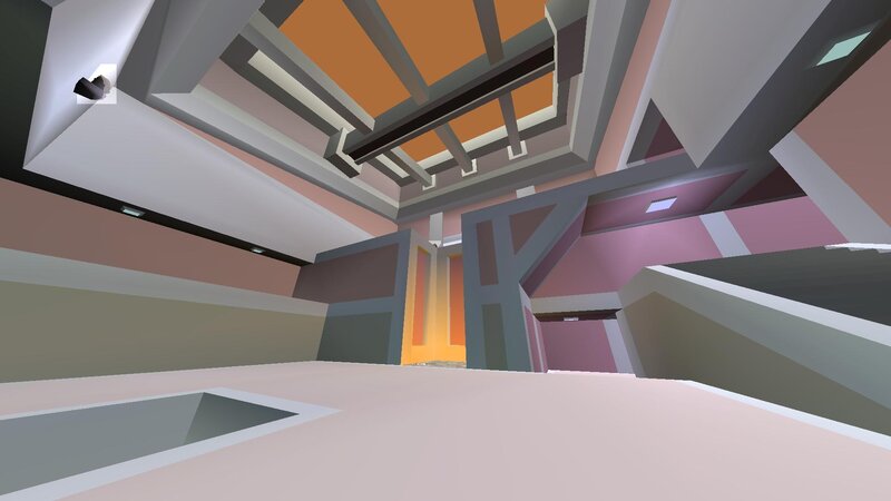 Interior of a Building — Orange