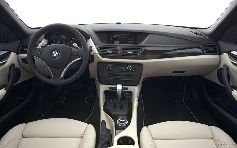 Interior of a Car — Beige, Center Console