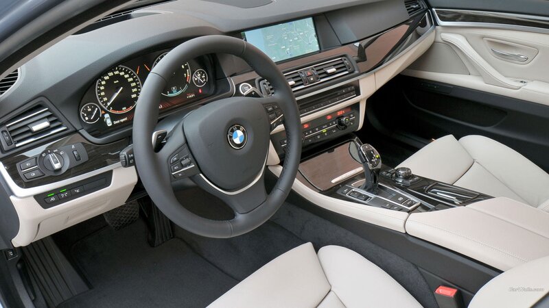 Interior of a Car — Beige, Silver