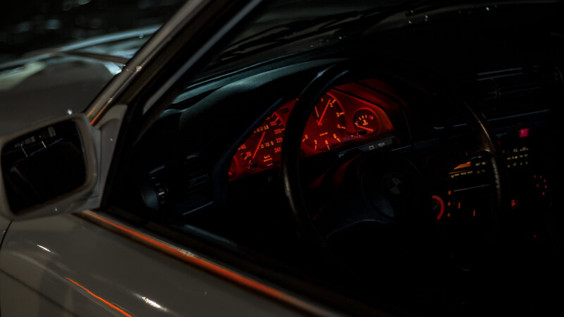 Interior of a Car — Black, Dark, Dramatic