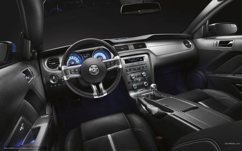 Interior of a Car — Black, Dark