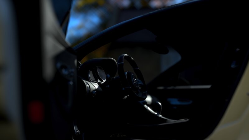 Interior of a Car — Black, Dramatic, Photograph, Steering Wheel, Dashboard, Door