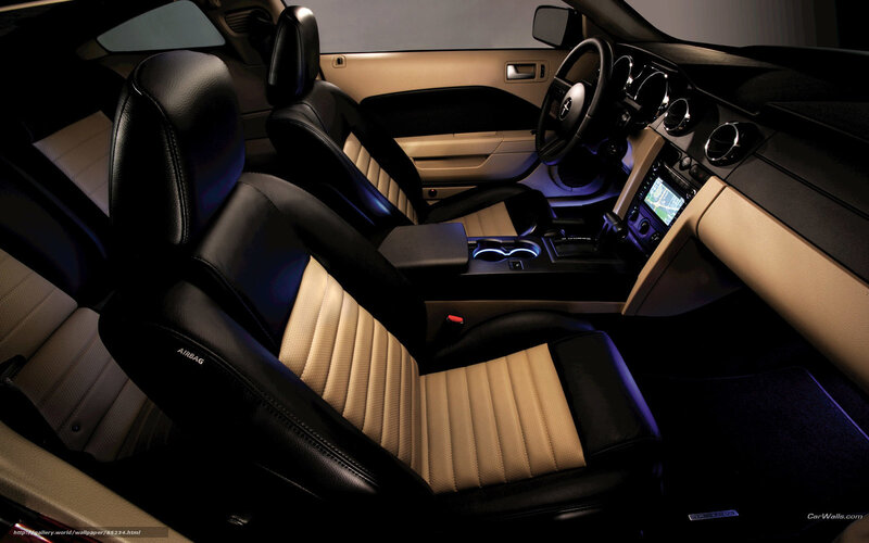 Interior of a Car — Black, Dramatic