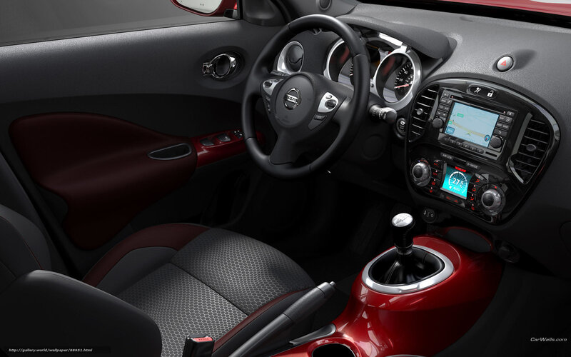Interior of a Car — Black, Modern, 3d Render, Steering Wheel