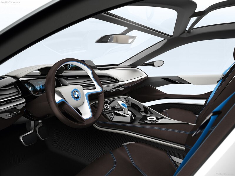Interior of a Car — Black, Modern, 3d Render