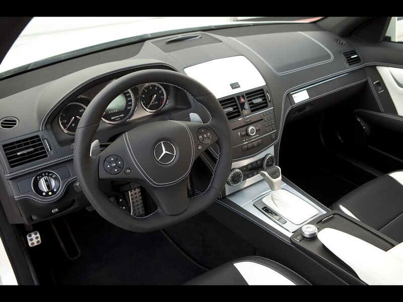Interior of a Car — Black, Modern, Photograph, Steering Wheel, Dashboard, Gear Shift, White, Silver