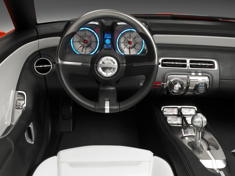 Interior of a Car — Black, Modern, Photograph, Steering Wheel, Dashboard, Gear Shift, White