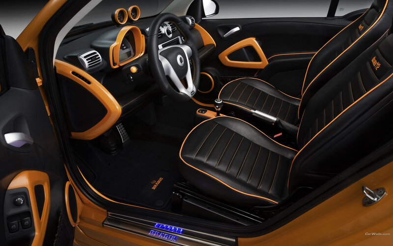 Interior of a Car — Black, Modern, Photograph, Steering Wheel, Seats, Dashboard