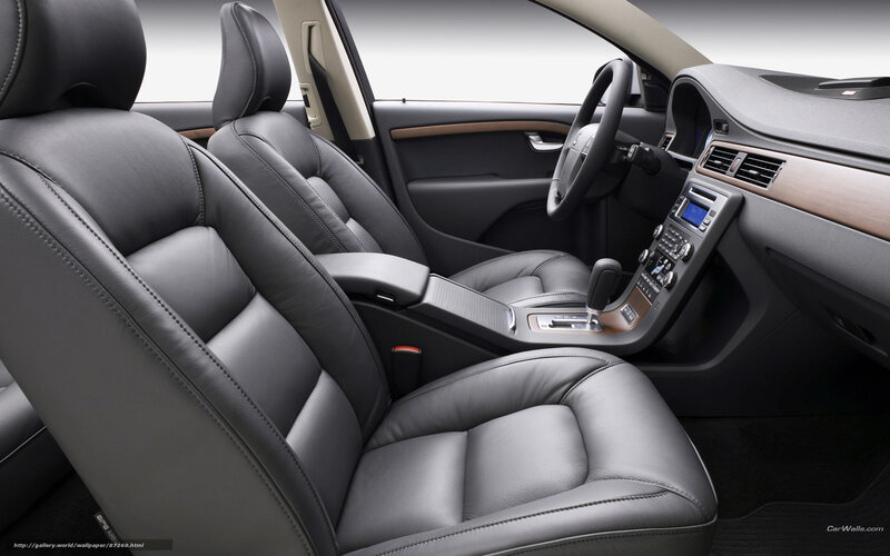 Interior of a Car — Black, Neutral, Photograph, Steering Wheel, Center Console