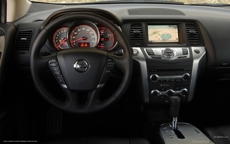 Interior of a Car — Black, Neutral, Photograph, Steering Wheel, Dashboard, Infotainment Screen
