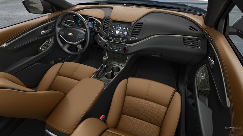 Interior of a Car — Brown, Neutral, Photograph, Steering Wheel, Dashboard, Center Console